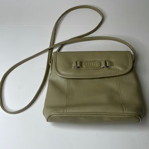 Sabella VTG Non Adjustable Shoulder Strap Compact Shoulder Bag Spell Out Logo